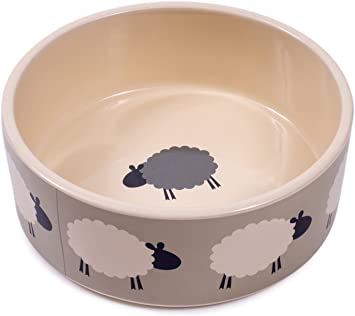 Petface Sheep Ceramic Pet Bowl