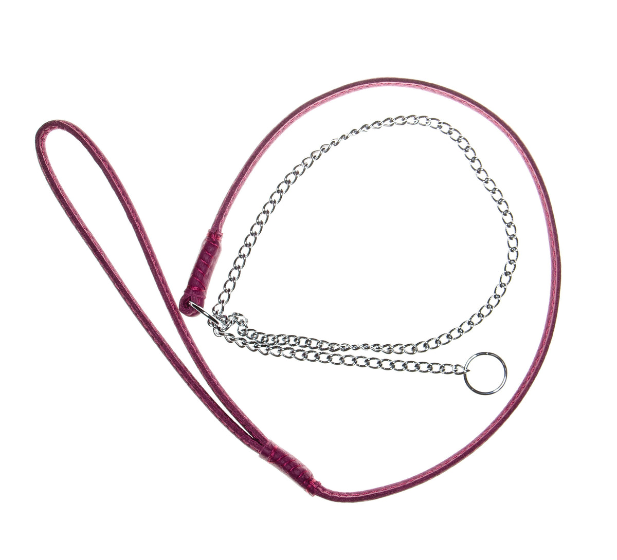 The Showdog Company Combination Leather & Chain Slip Show Lead