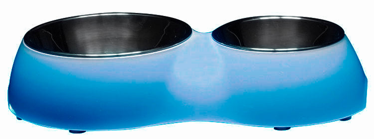 Double Dinner Dog Dish 2 in 1