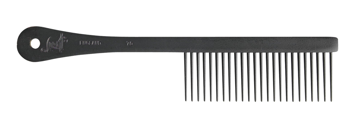 Spratts 69 Metal Handle very wide anti-static comb 16.5cm