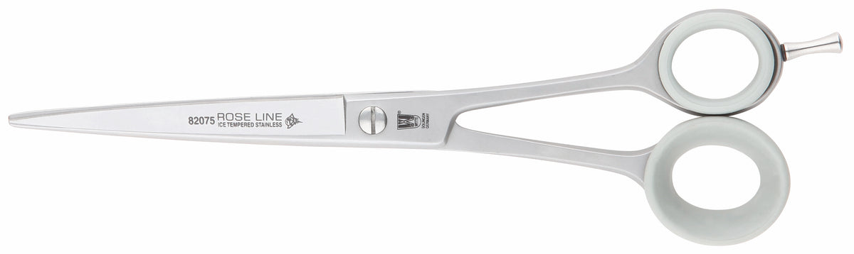 ROSELINE (82075) Satin Stainless Straight, Adj Screw, 7.5" SCISSORS