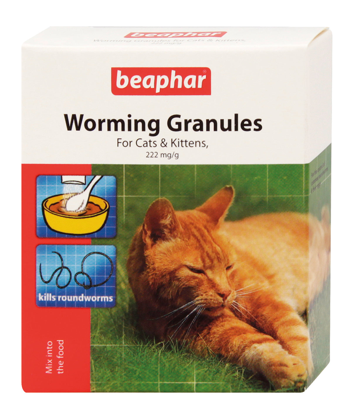 Beaphar Worming Granules for cats 4 x 1gm