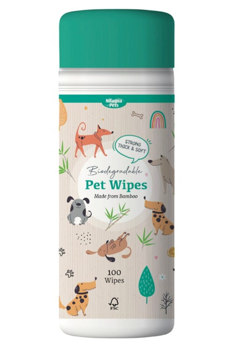 Nilaqua Pet Wipes Apple 100 Pack