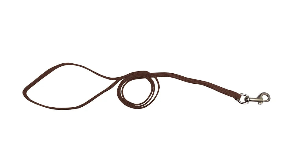 Resco Nylon Braided Snap Lead 91cm (36") MAHOGANY