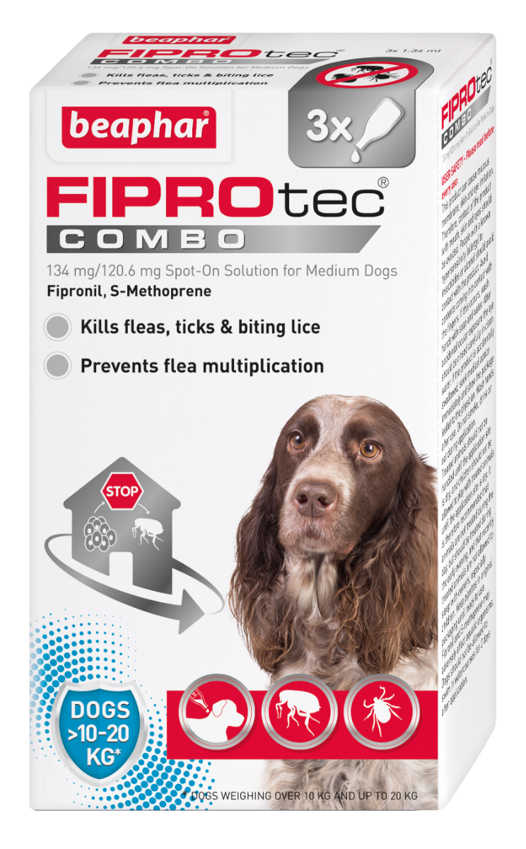 Beaphar Fiprotec Combo Medium Dog Flea & Tick Treatment