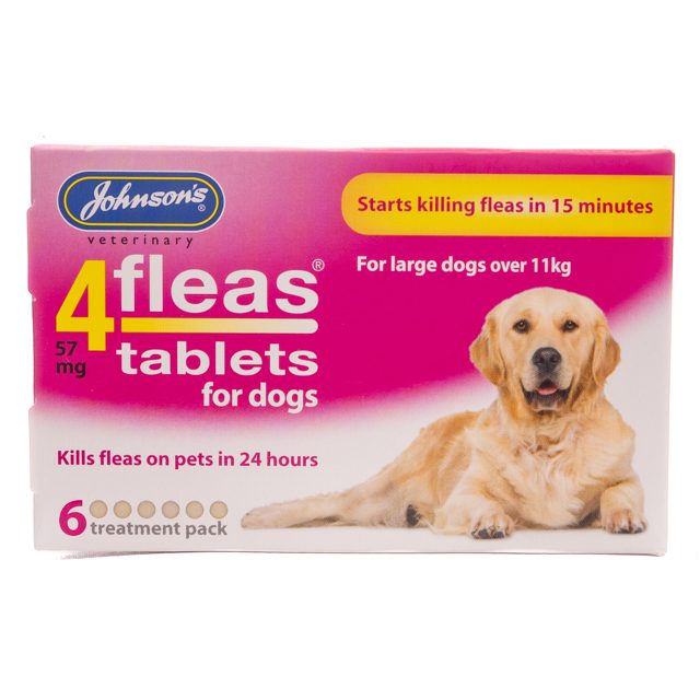 JVP 4 Fleas Dog Flea Tablets (6 Tabs)