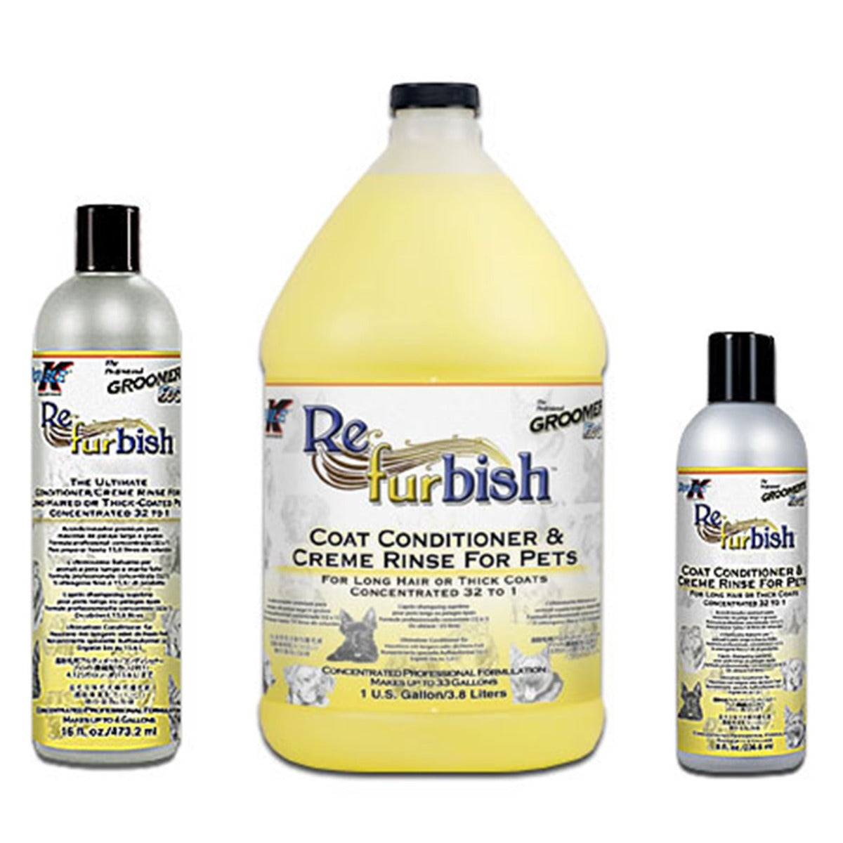 Double K Groomers Edge Refurbish Coat Conditioner