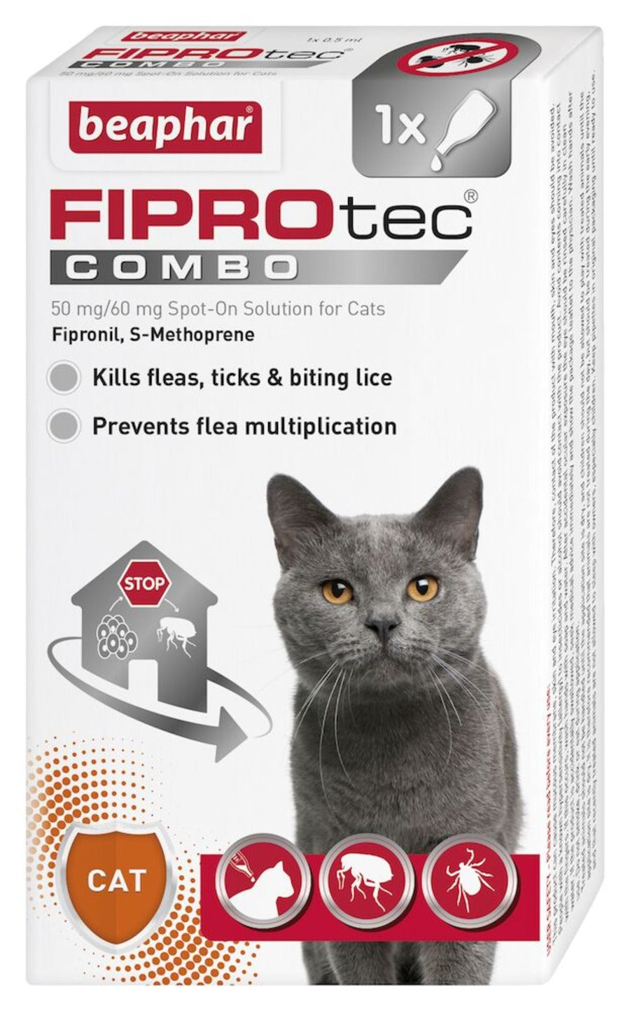Beaphar Fiprotec Combo Cat Flea Treatment