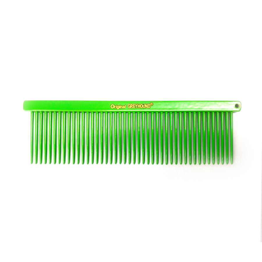 Original Greyhound Comb 4.5" Medium-Green