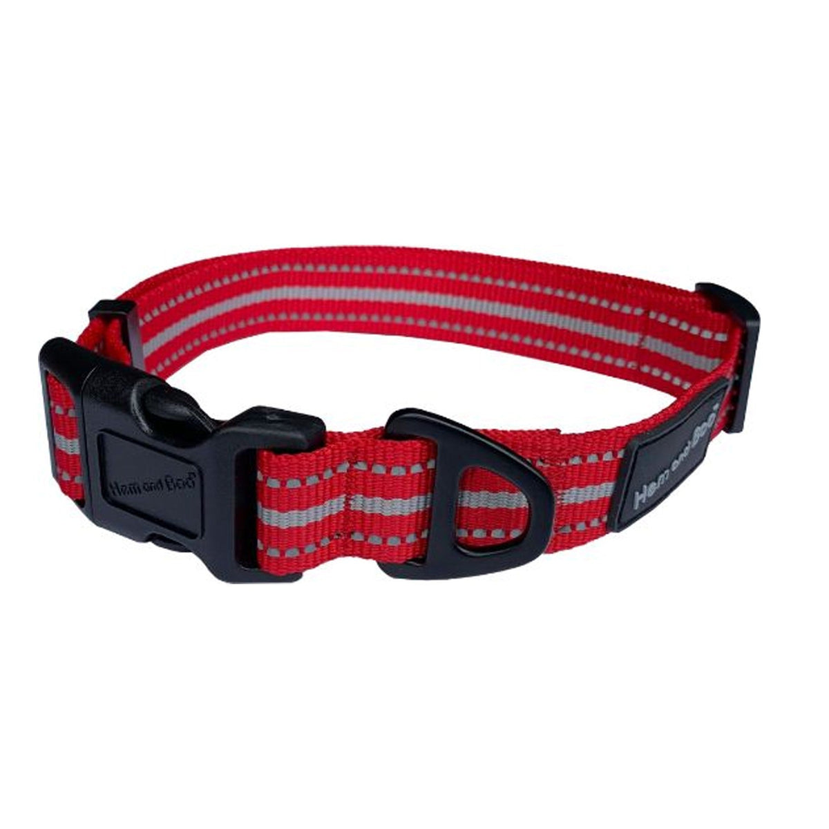 Hem and Boo Adjustable Sports Collar Red