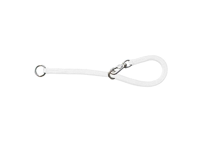 Resco Nylon Braided Choke With Snap 56cm (22") WHITE