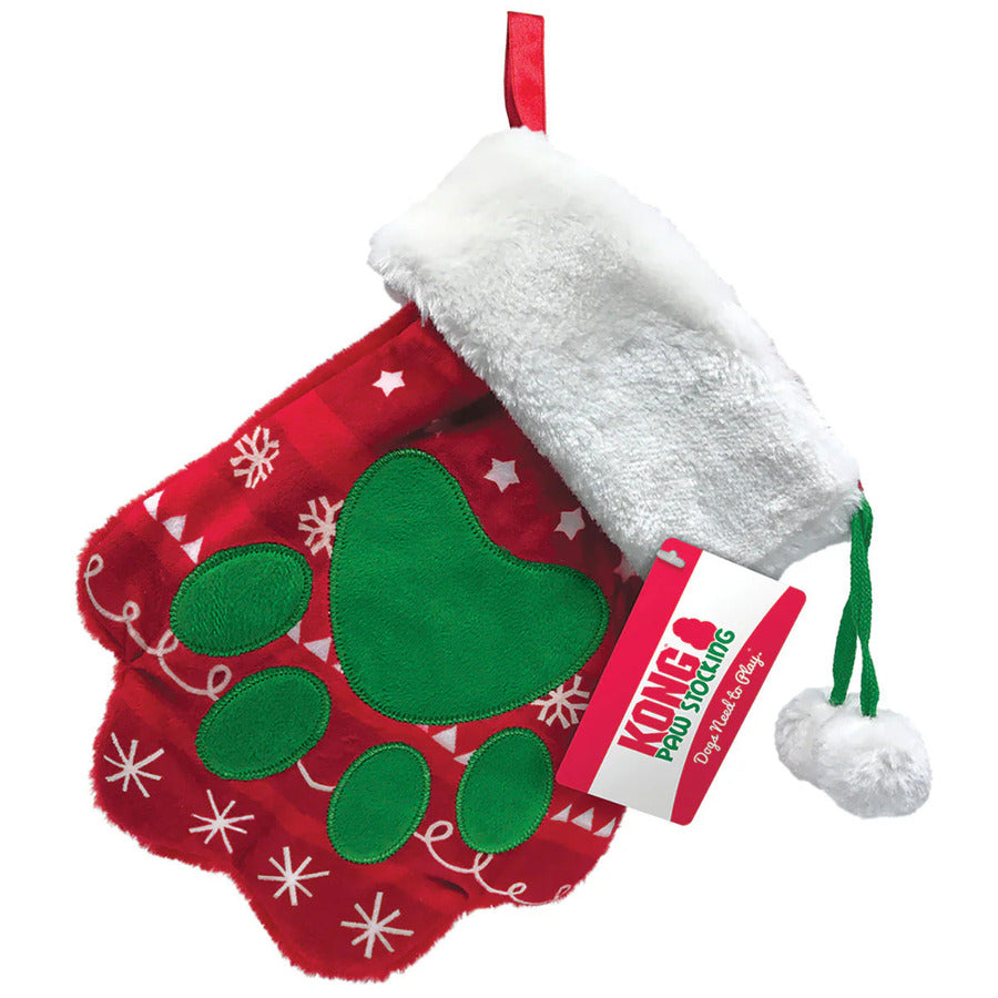 KONG Holiday Stocking Paw Large