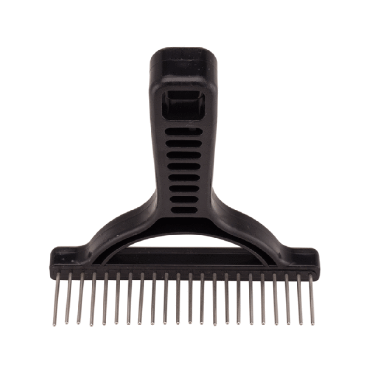 Untangler® Rake with Extra-Long 1.25” Stainless-Steel Rotating Teeth – 40190-BLACK