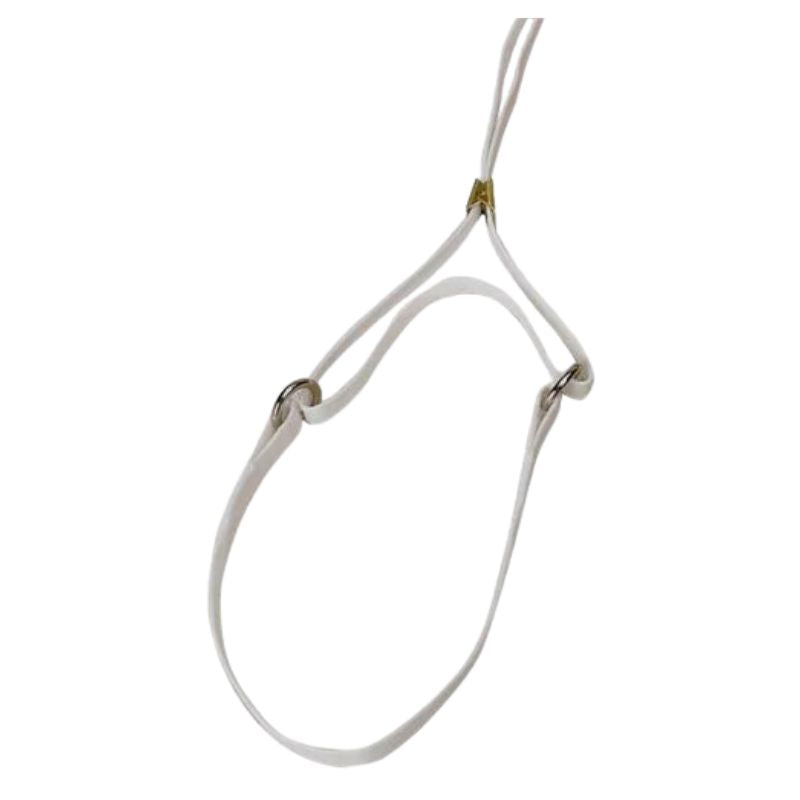 Resco Cordo Hyde Martingale Lead & Choke 3/16"x 12" WHITE