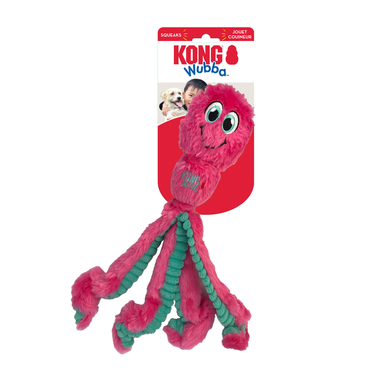 KONG Wubba Octopus Assorted - Lg
