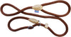 Hem & Boo - 60" Rope Slip Lead Brown
