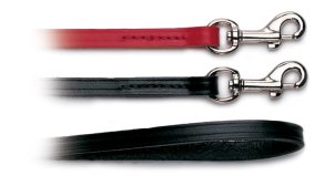 Ancol Leather Sewn Flat Traffic Lead