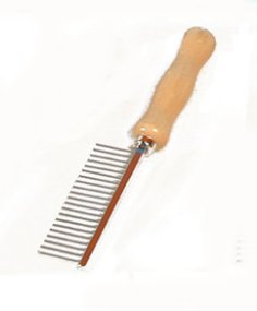 Round Wooden Handle Comb  Fine