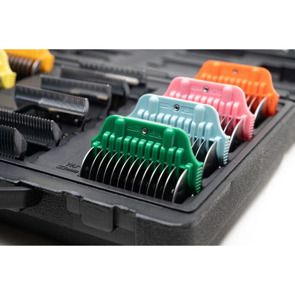 Show Tech Wide SS Snap On 10 Comb Set  with 6 Wide Blades
