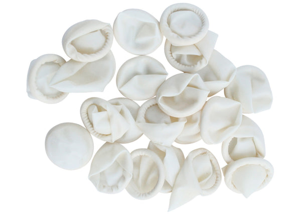 Show Tech White Finger Cots- 100