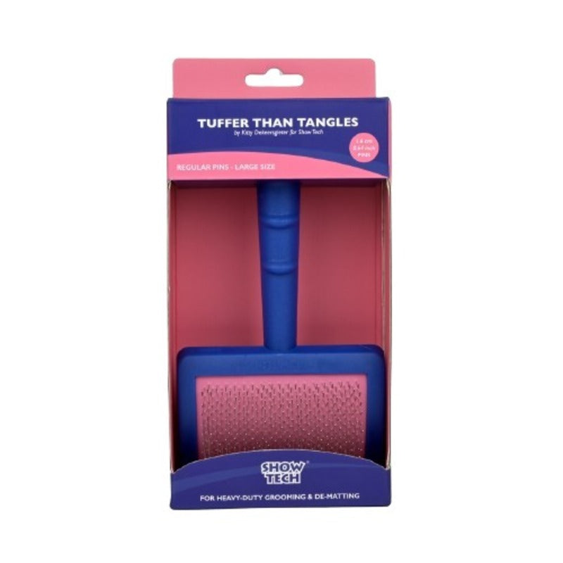 Show Tech Tuffer Than Tangles Regular Large Slicker Brush