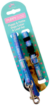 Hem & Boo Adjustable Collar & Lead Puppy Set