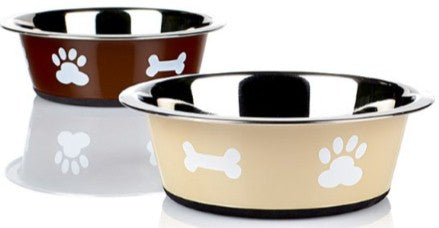 Posh Paws Stainless Steel Bowls - NEUTRAL