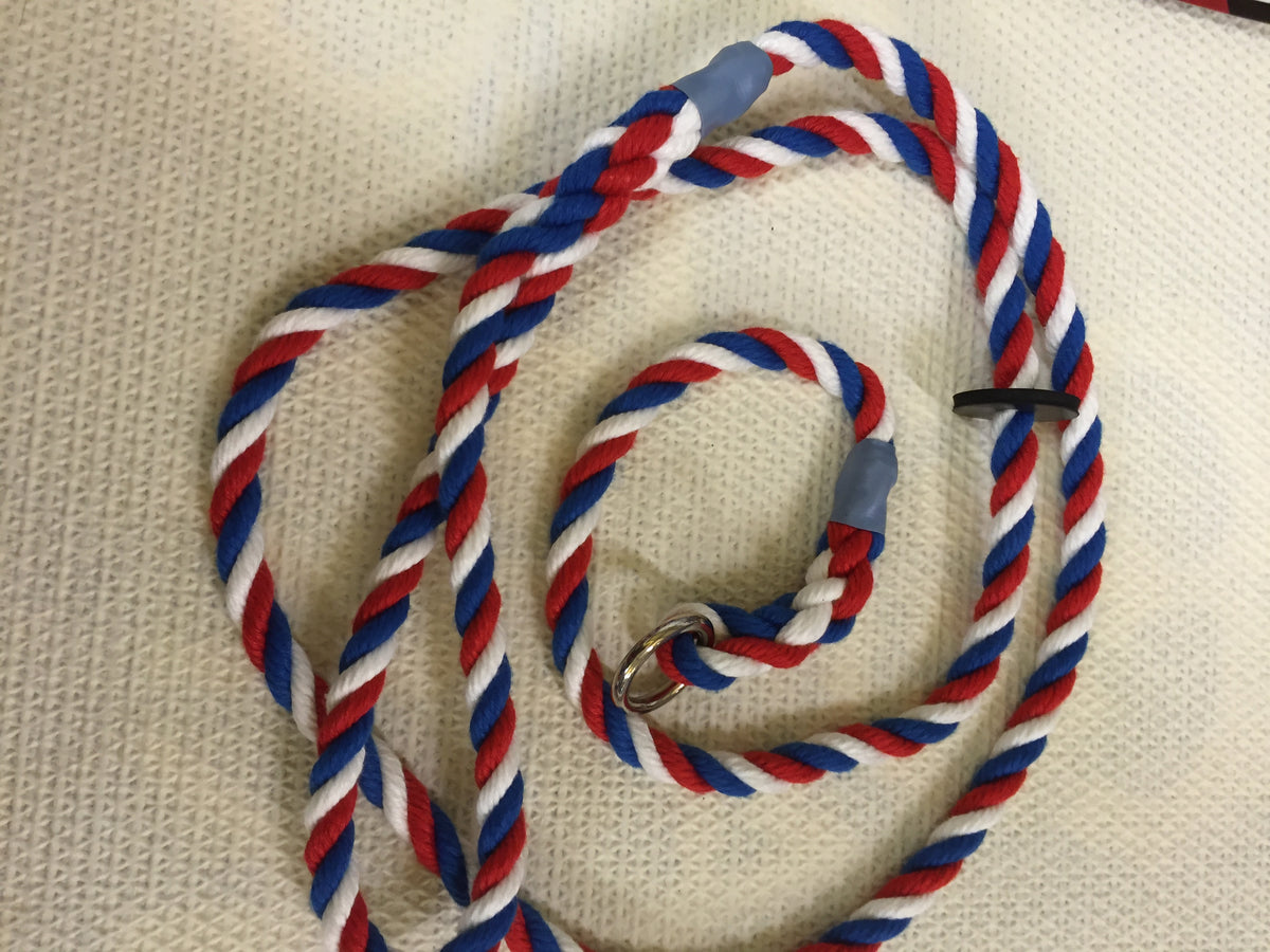 KJK Ropeworks Cotton Rope Slip Lead 8mm x 58"