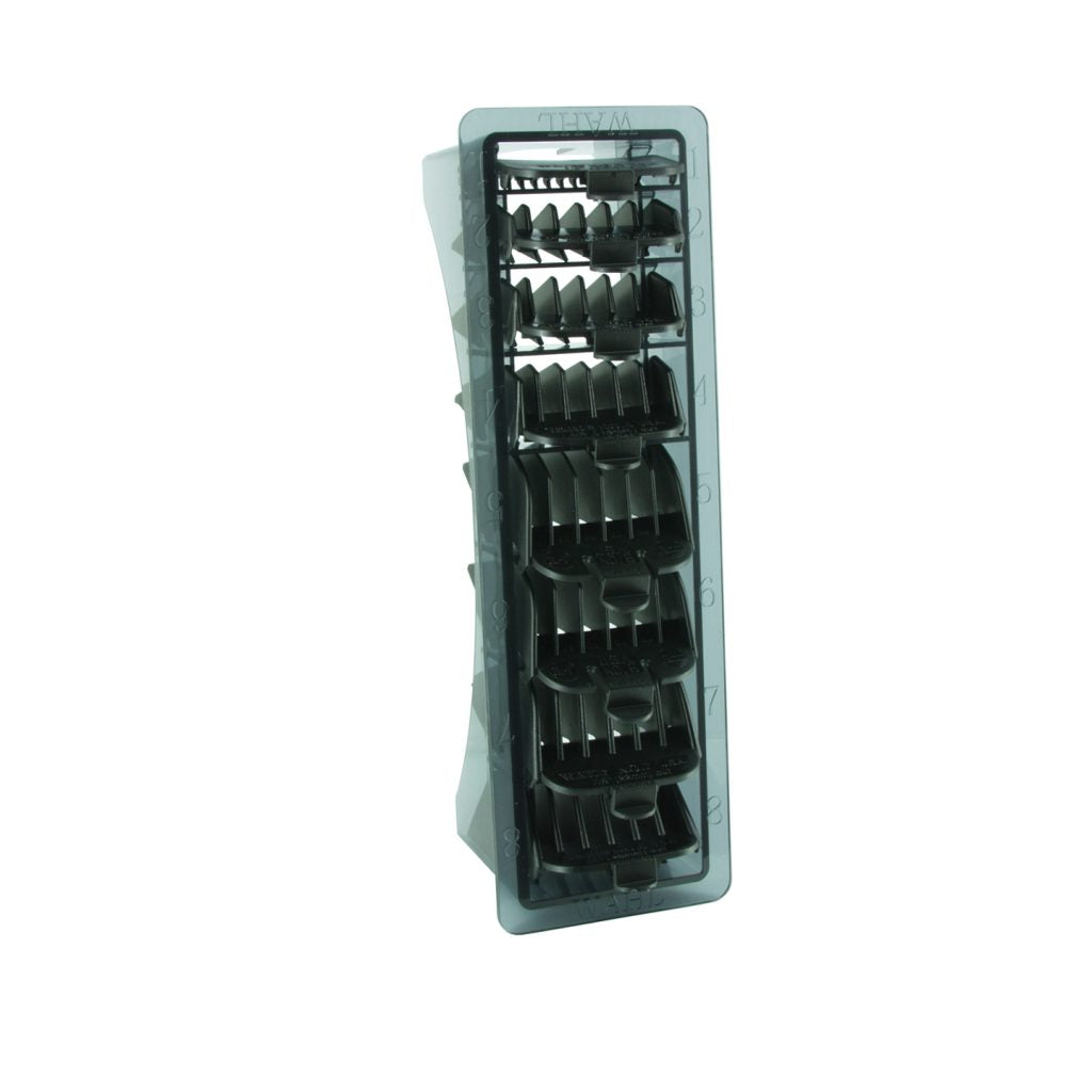 Wahl Black Clipper Attachment Comb Set (8-Comb Set)