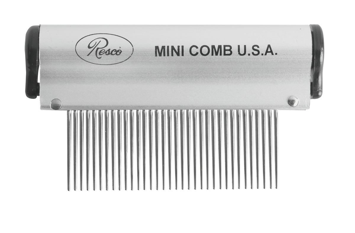 Resco aluminium Mini fine comb   90F