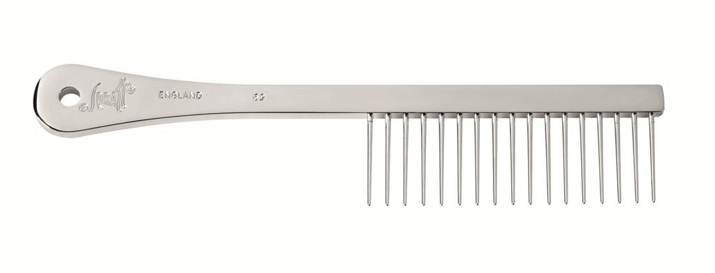 Spratts 69 Metal Handle very wide comb 16.5cm