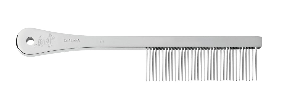 Spratts 71 Metal handle medium comb 16.5cm