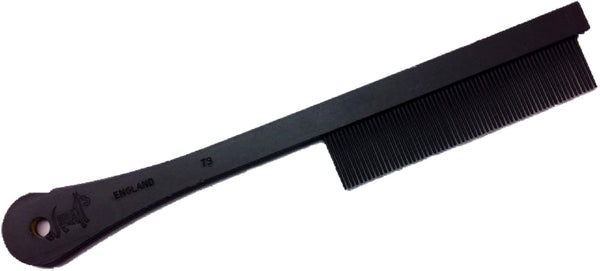 Spratts 73  metal handle very fine anti-static comb 16.5cm