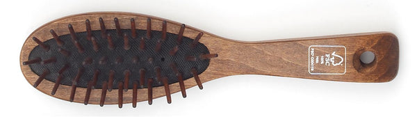 Braun & Wettberg Oval Pocket Wooden Pin Brush