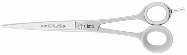 ROSELINE (82075) Satin Stainless Straight, Adj Screw, 7.5" SCISSORS