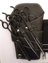 Petcetera Set of 3 Pet Grooming Scissors - BLACK