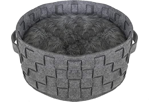 Hem and Boo Silver Plaited Bed