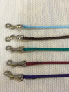 Fine Nylon Show Lead with Chrome Clip 5mm x 1m