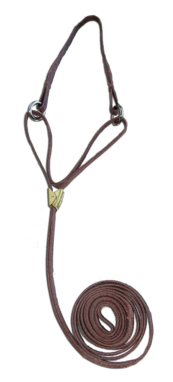 Resco Cordo Hyde Martingale Lead & Choke 3/16"x 6" - WHEAT