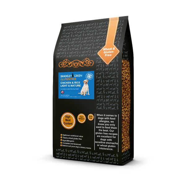 Bradeley Green Light and Mature Chicken and Rice Dog Food