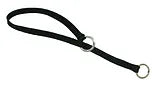 Resco Nylon Braided Choke Collar 25.5cm (10") BLACK