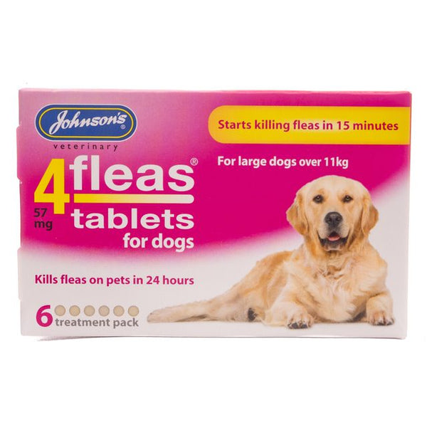 JVP 4 Fleas Dog Flea Tablets (6 Tabs)