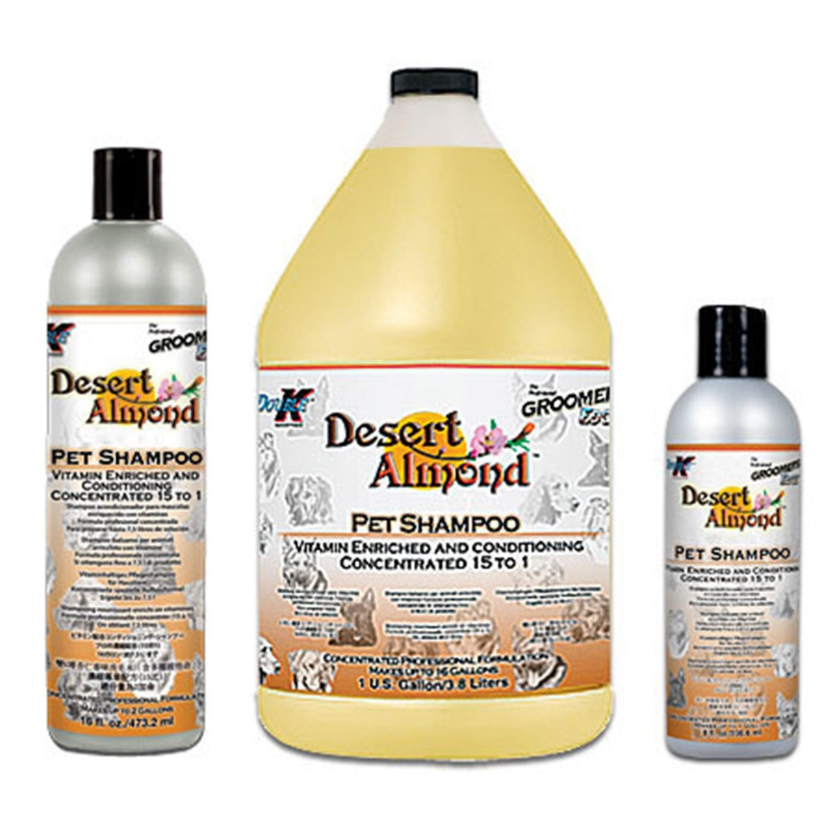 Double K Groomers Edge Desert Almond Shampoo