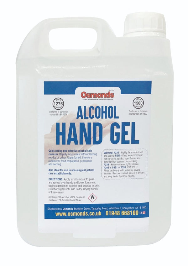 Osmonds Sanitising Alcohol Hand Gel