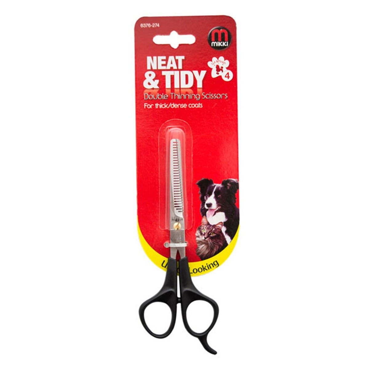 Mikki Double Thinning Scissors for All Coat Types