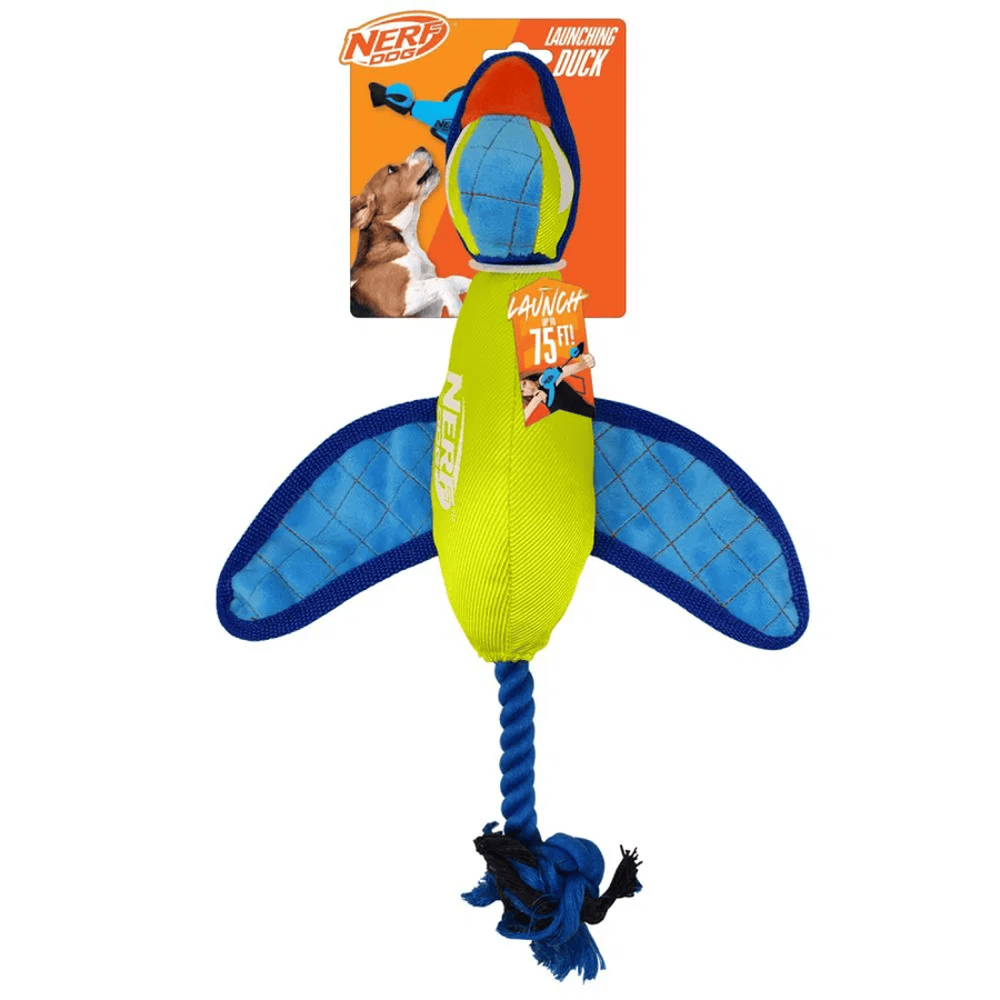Nerf Dog Nylon Ultraplush Crinkle Wing Launching Duck