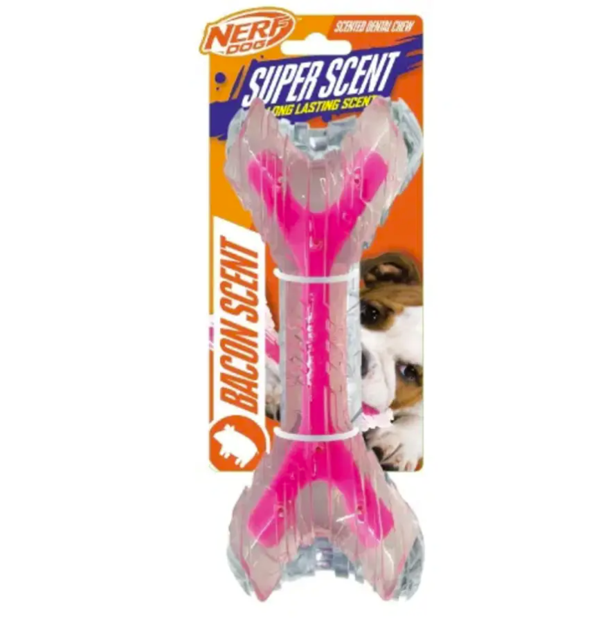 Nerf Bacon Scented Dental TPR Rubber Bone