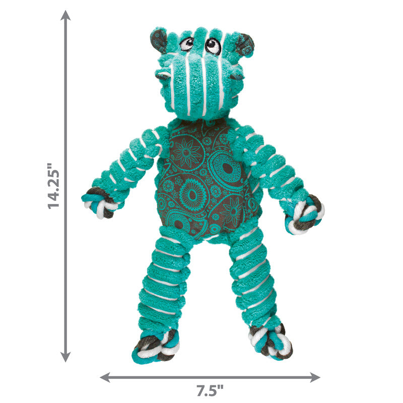 KONG Floppy Knots Hippo - Md/Lg