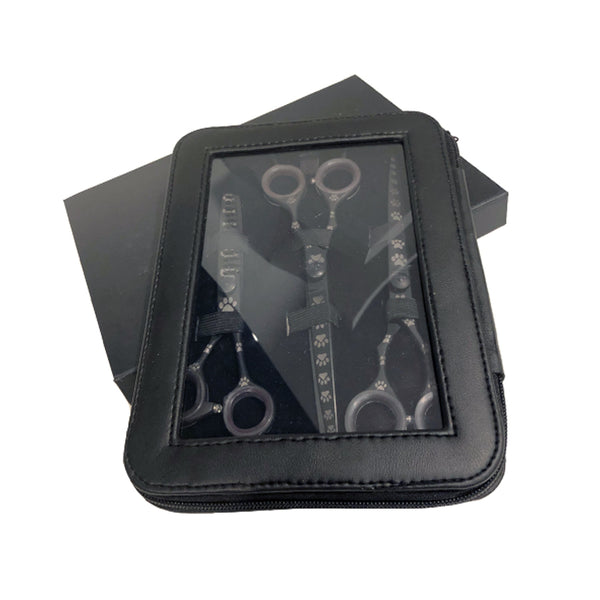 Groomers Case with 3 pairs of Scissors