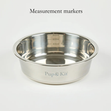 Pup & Kit Lid-It Bowl with Stay-Fresh Lid - Beige